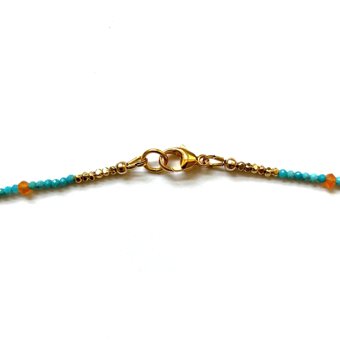 FREE SPIRIT TURQUOISE AND CARNELIAN NECKLACE