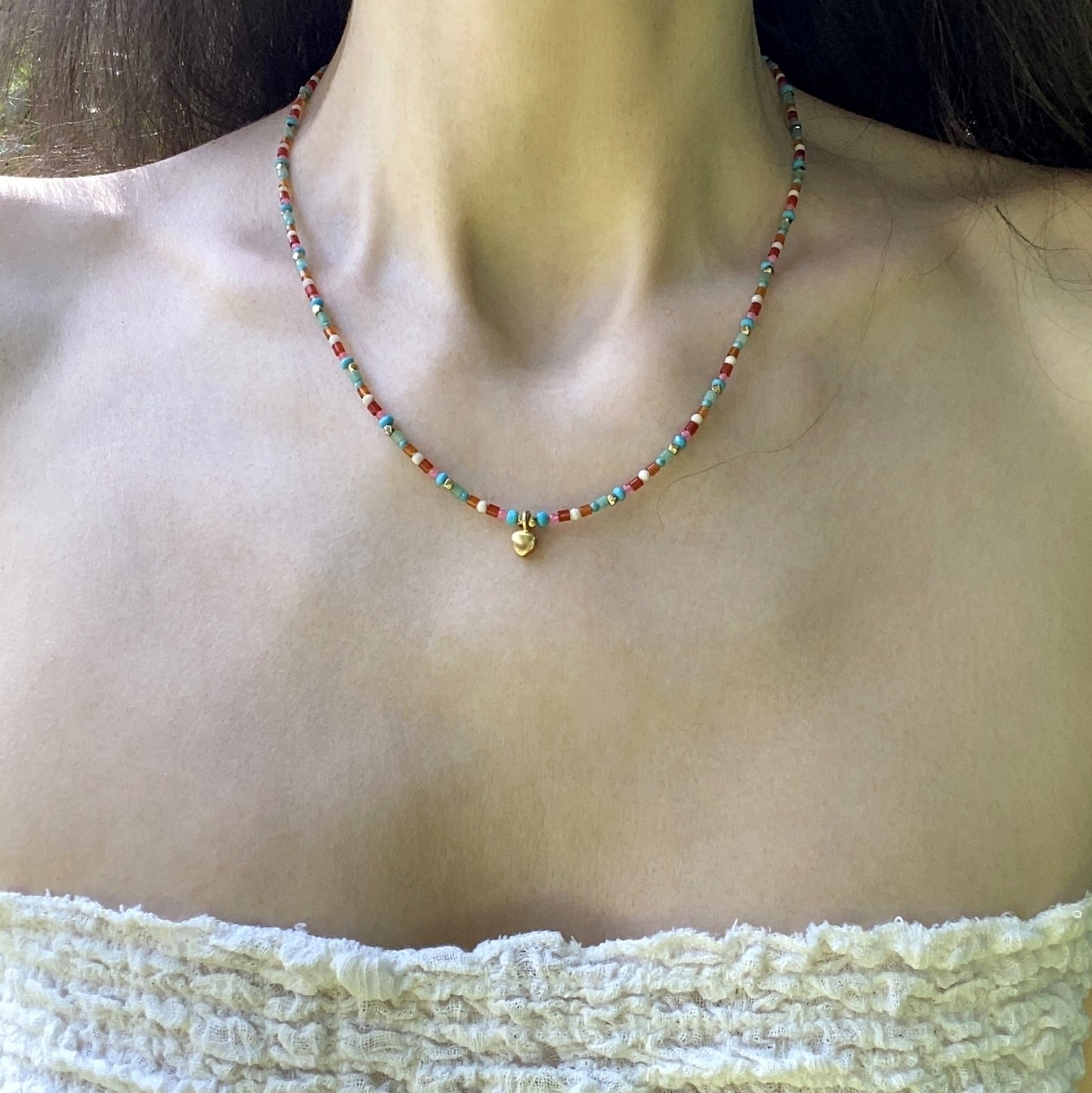 INNER CHILD MULTI-GEMSTONE NECKLACE