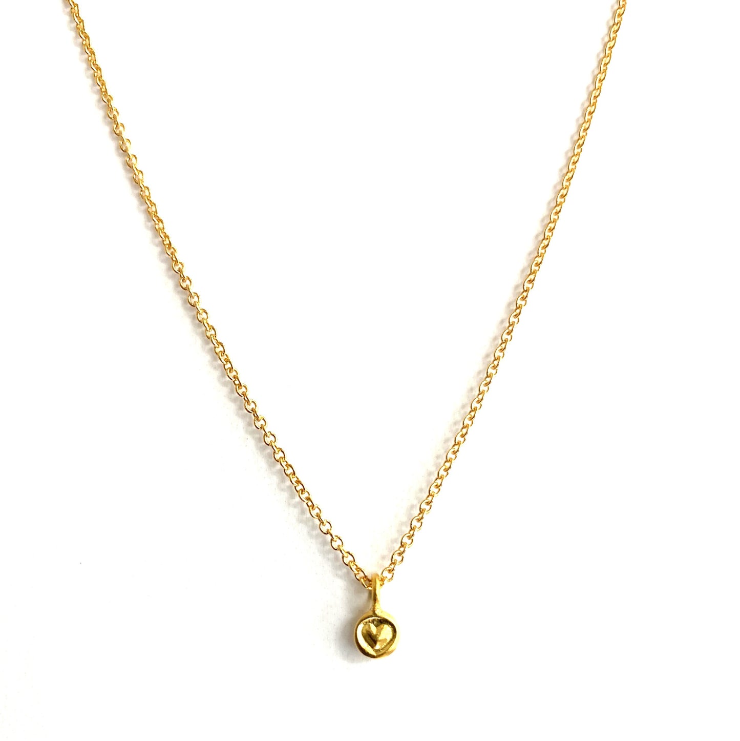 PURE LOVE HEART PENDANT CHAIN NECKLACE