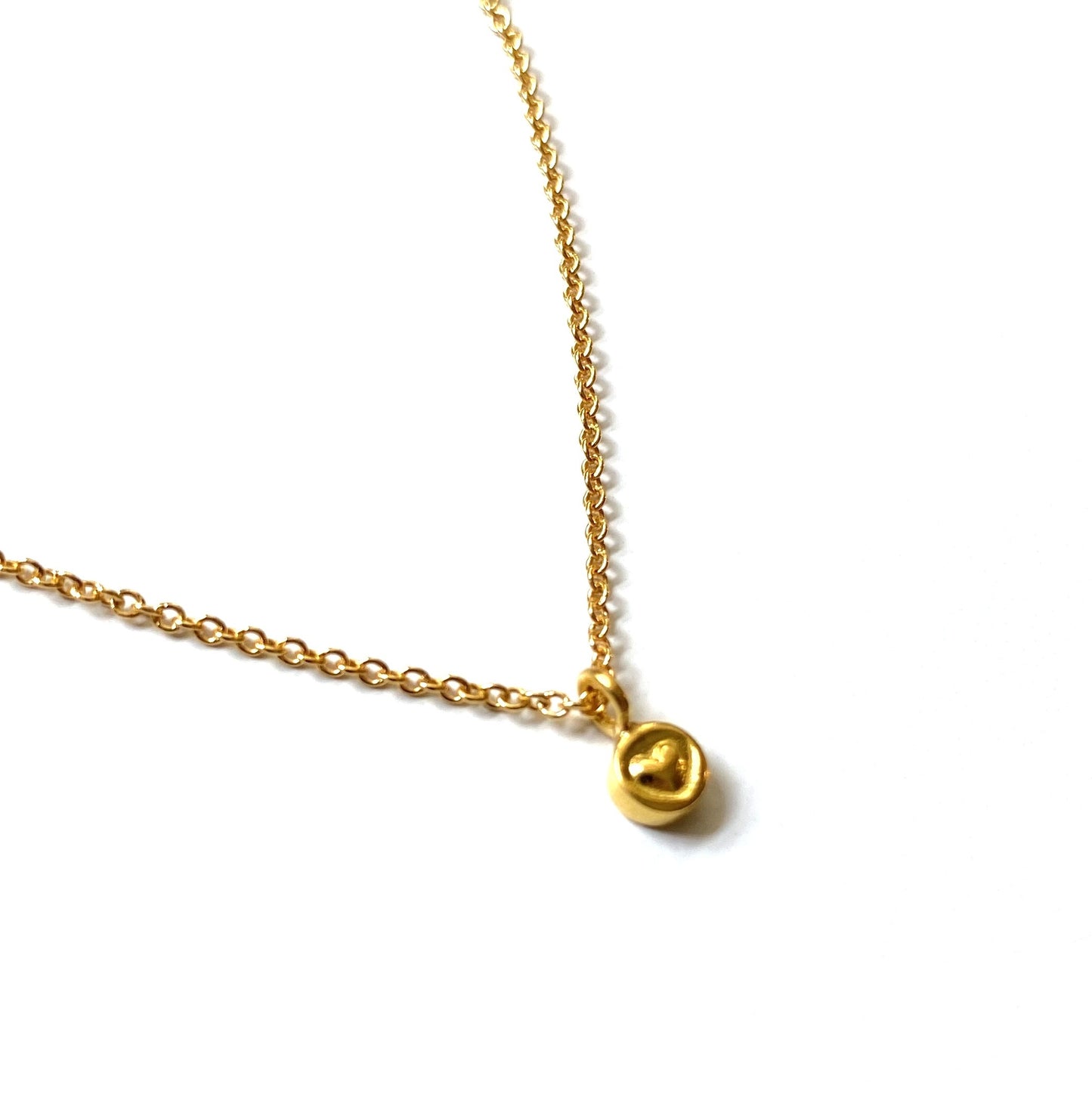 PURE LOVE HEART PENDANT CHAIN NECKLACE