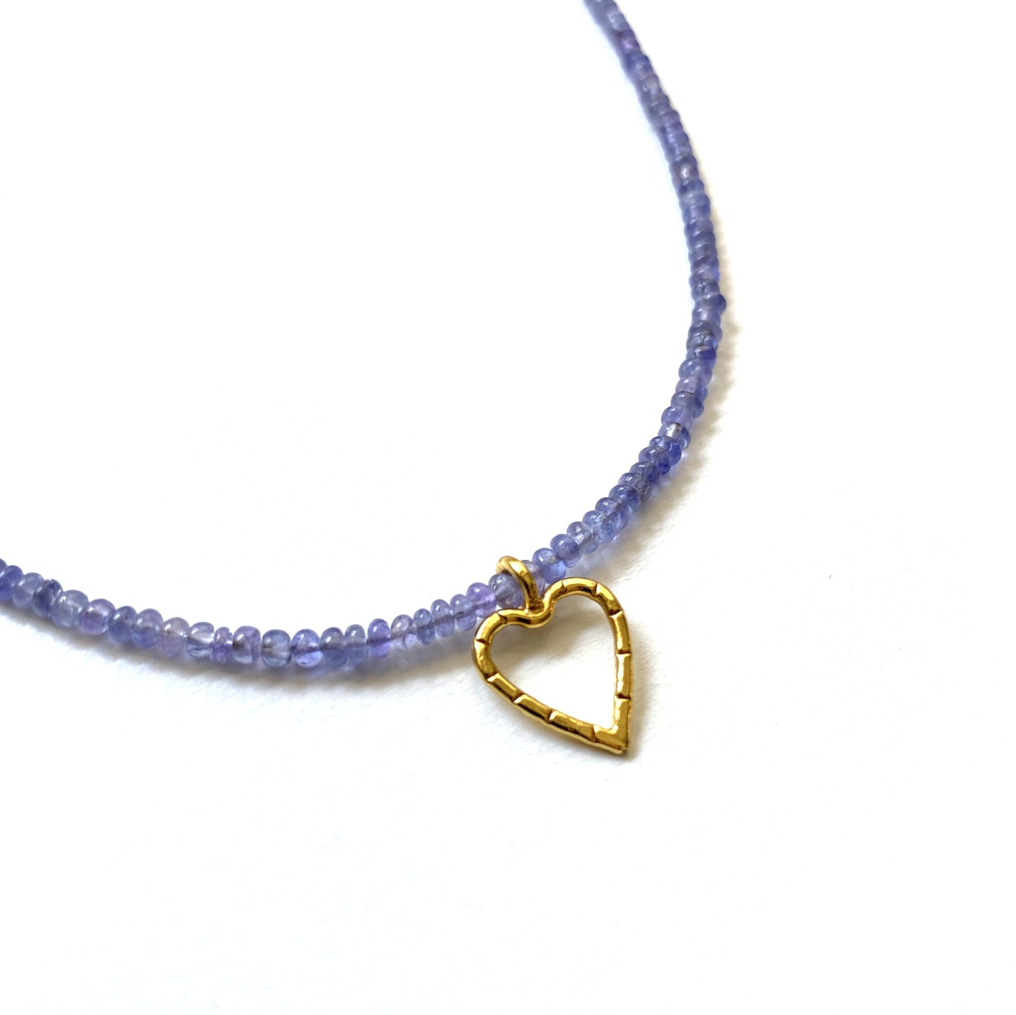 GRATEFUL HEART TANZANITE NECKLACE